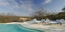 Pool with a view at Sasaab