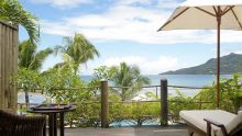 Private balcony for relaxation at Le Meridien Fishermans Cove, Mahe, Seychelles