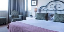 A stylish and comfortable guestroom at Welgelegen Boutique Hotel, Cape Town, South Africa