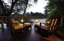 Rhino Post Safari Lodge - Bedroom Deck