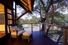 Rhino Post Safari Lodge - Bedroom Deck Image # 2