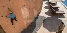 rock climbing