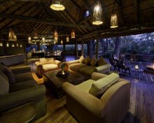 Lounge at Xigera Camp, Moremi Game Reserve, Botswana (Dana Allen)