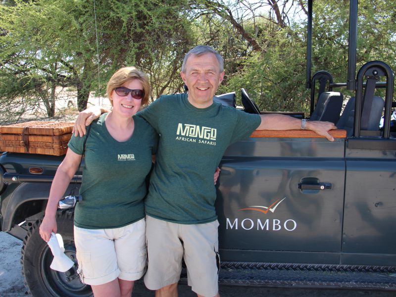 Peter & Ann Hollis Staying on private lands allowed us to get off marked tracks to follow game more closely. Fortunate to see the Big Five, cheetah, wild dogs and more. In Botswana I didn't know how things could get any better from what we had already experienced, but they did! <br><em>— Peter & Ann Hollis</em>